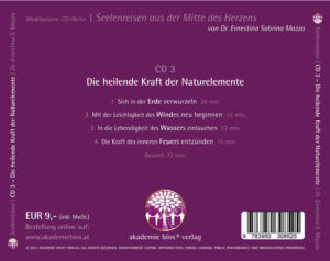 The healing power of the natural elements 1 CD 3: The healing power of the natural elements - back side